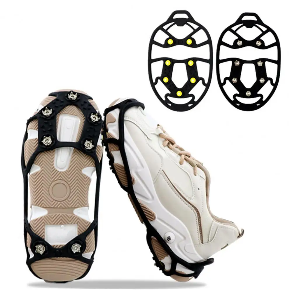 

Shoe Crampon Compact Easy to Wear Strong Grip Anti-crack Climbing Cleat Outdoor Accessory Skate Crampon Climbing Crampon