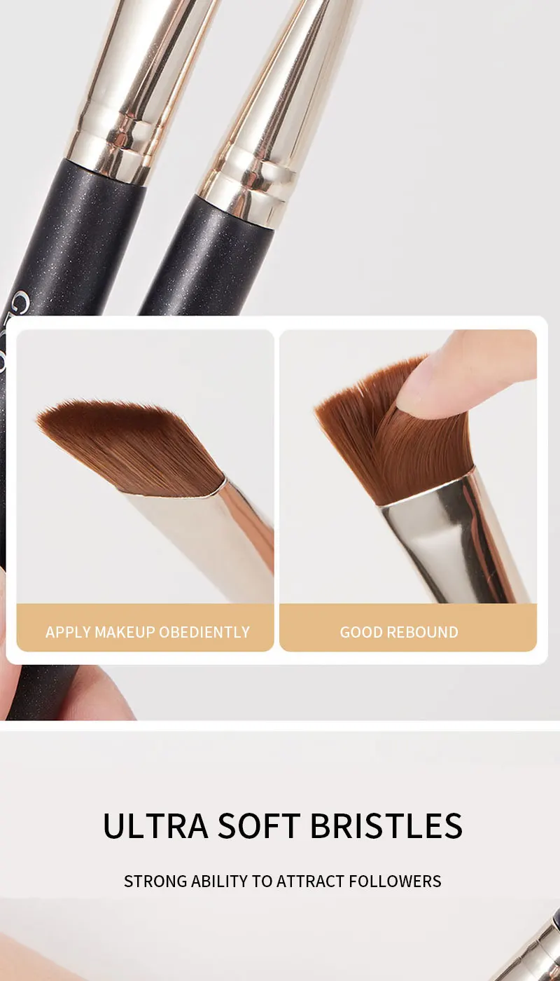 Description Picture 5 of itemLiquid foundation brush do not eat powder mask brush Flat head flat head traceless light base makeup brush makeup tools