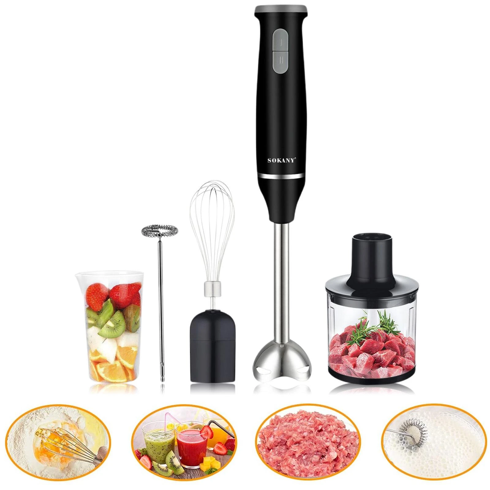 Manual Blender Philips HR1676/90 Blender Electric Kitchen Blender