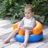Swimbobo Inflatable Portable Multifunctional Kids Sofa Seat Chairs for baby Bath Shower Learning Bathing Stool Eating Pvc Chair 2