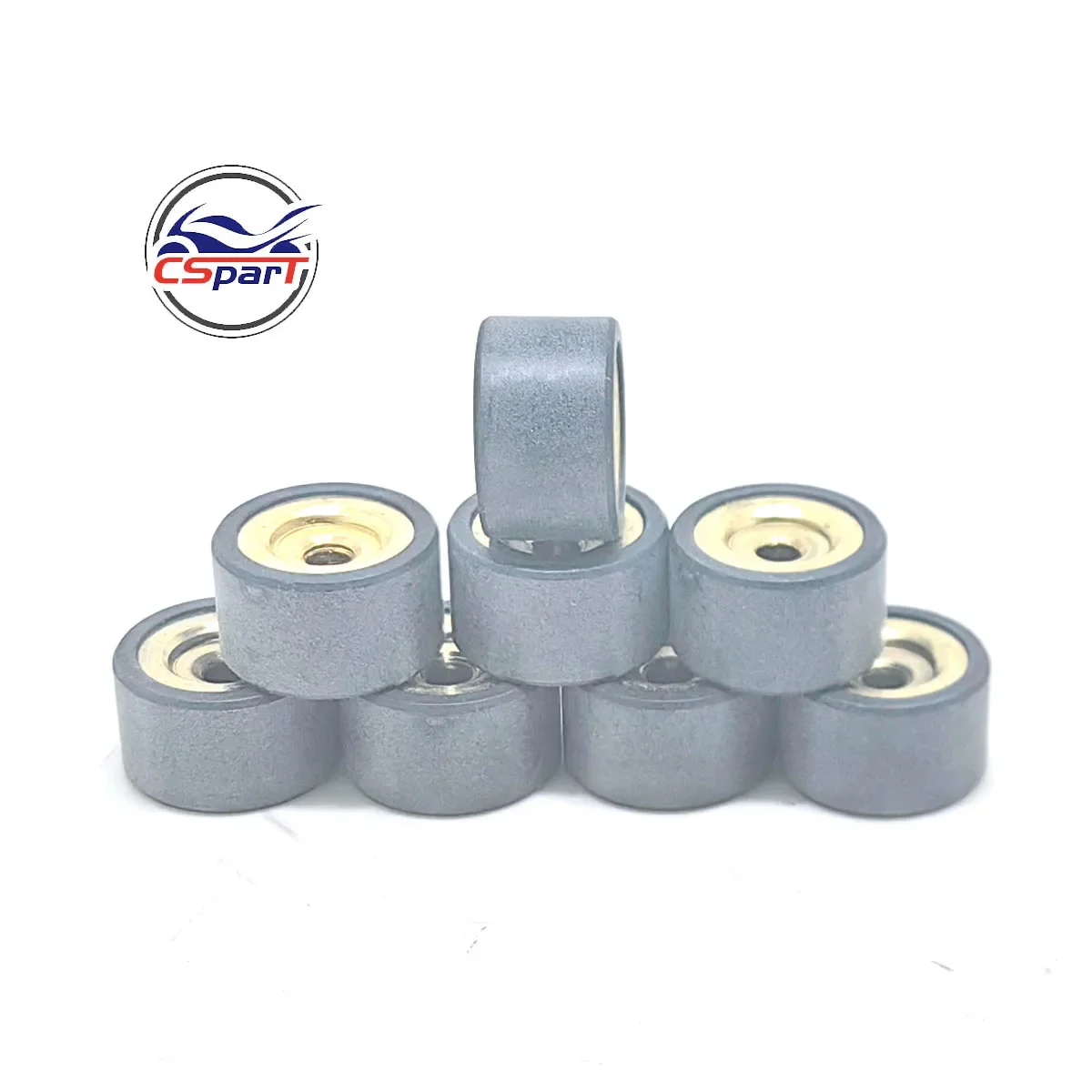 8PC Racing Variator Roller 9g 13g 14g Weights 20x12mm For Keeway Silverblade 250cc Kawasaki J300 Scooter Engine Parts(20x12mm 9g