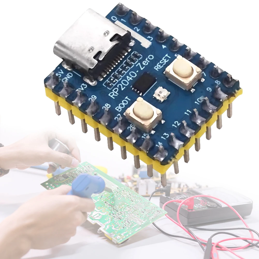 RP2040-Zero 마이크로컨트롤러 PICO 개발 보드, 2MB 플래시 듀얼 코어 개발 보드, 라즈베리 파이용