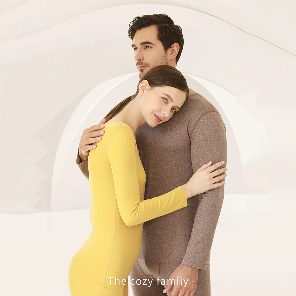 Thermal Underwear Sexy Warm Long Johns For Women Fleece High Elastic Seamless Bottoming Tops Pants 2 Piece Sets Thermos Clothing