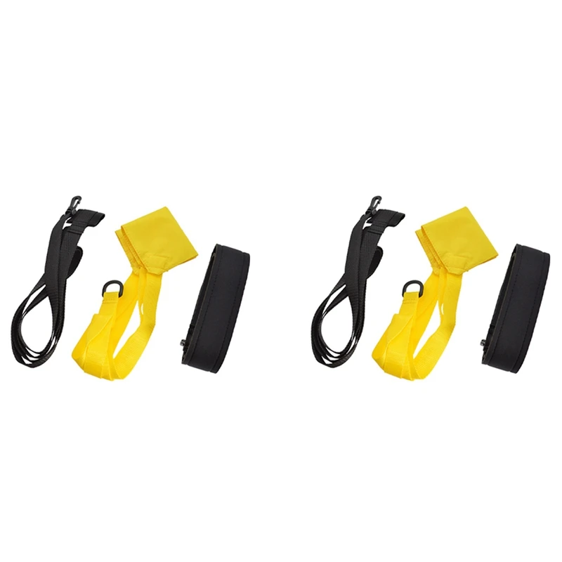 

2 шт., ремень для обучения плаванию, фирменный ремешок для плавания, статический ремень для плавания