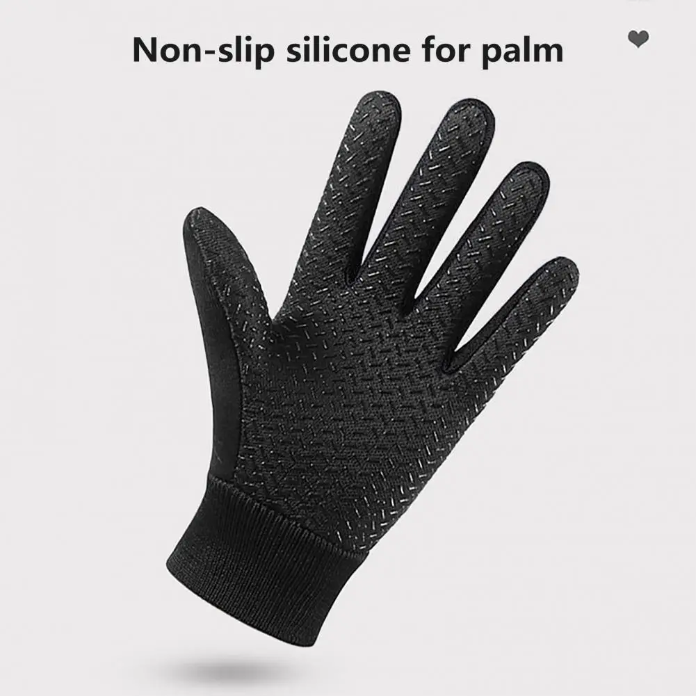 Winter Gloves Kids Winter Warm Water-resistant Touchscreen Sports Gloves with Thick Plush Lining for Cold Weather Cycling Gloves 5