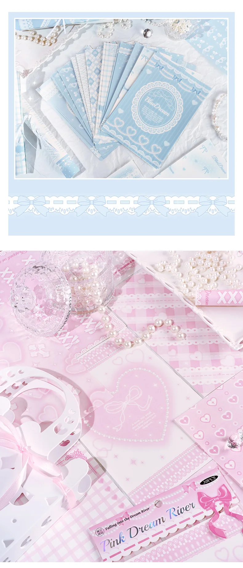 30 Stück großes Vintage-Dekorpapier für Planer, handgefertigt, DIY, Handkonto, Tagebuch, Album, Scrapbooking, Material, Papier – Detail 8
