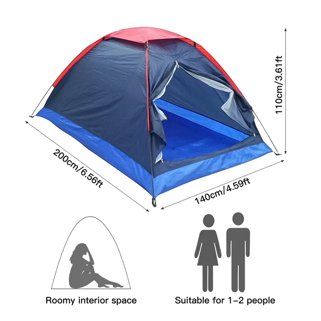 Single Layer Lightweight Travel Shelter with Carry Bag 6
