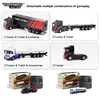 In Stock! Turbo Racing C50 T 1/76 Remote Control Container C50 Truck New Chassis Simulation Horn RC Car Toy C50-C Accessory Kit 1