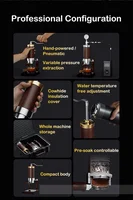 HomeWise Manual Spinning Espresso Maker Manual Pneumatic Air Pressure Integrated Coffee Machine or Electric Heating Type Maker 2
