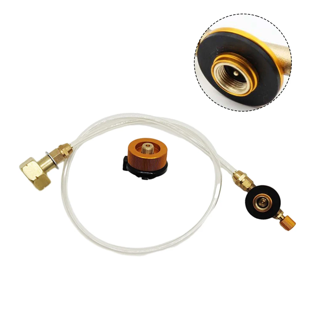 

Gas Cartridge Valve Adapter Outdoor Camping Gas Stove Propane Refill Burner LPG Valve Connectors Adapter Hose For Cooking Stove