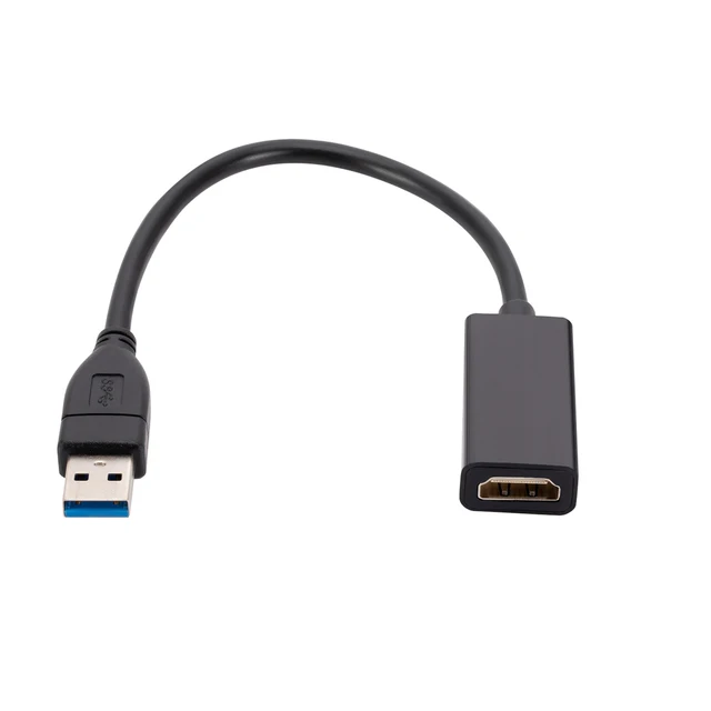 Usb 3.0 To Hdmi Adapter Hd 1080p Usb To Hdmi-compatible Converter External  Audio Video Adapter Cable For Desktop Laptop Pc - Pc Hardware Cables &  Adapters - AliExpress