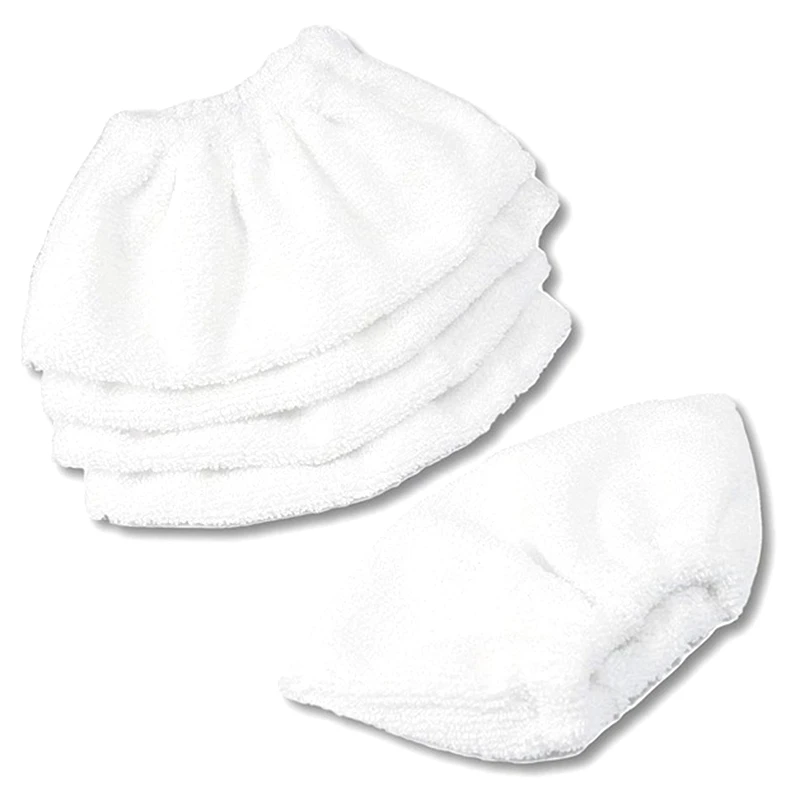 

10 Pcs Microfiber Cover Set For Hand Nozzle Karcher Easyfix Steam Cleaner SC1, SC2, SC3, SC4, SC5