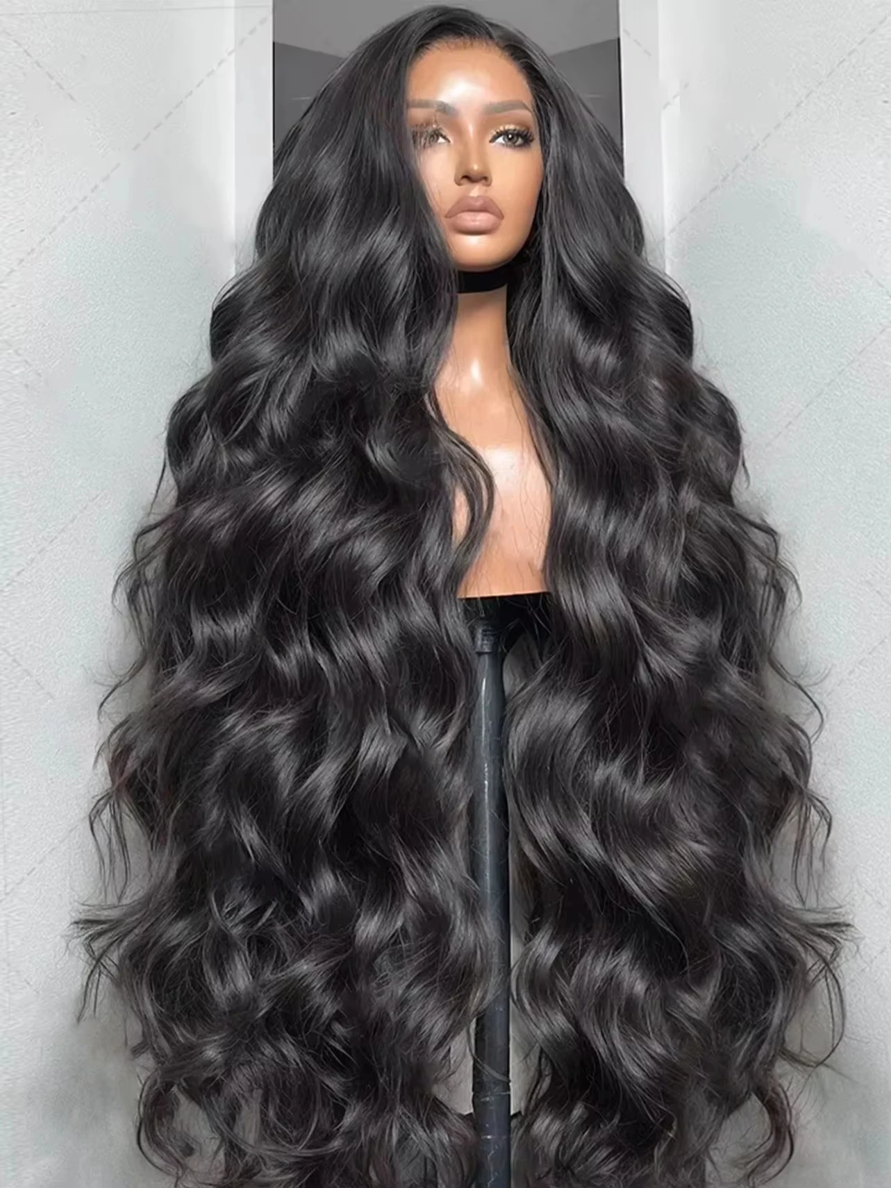 40 42 Inch 13x4 13x6 HD Transparent Body Wave Lace Frontal Wigs For Women 250 Density Preplucked 5x5 Closure Lace Wig Human Hair 1