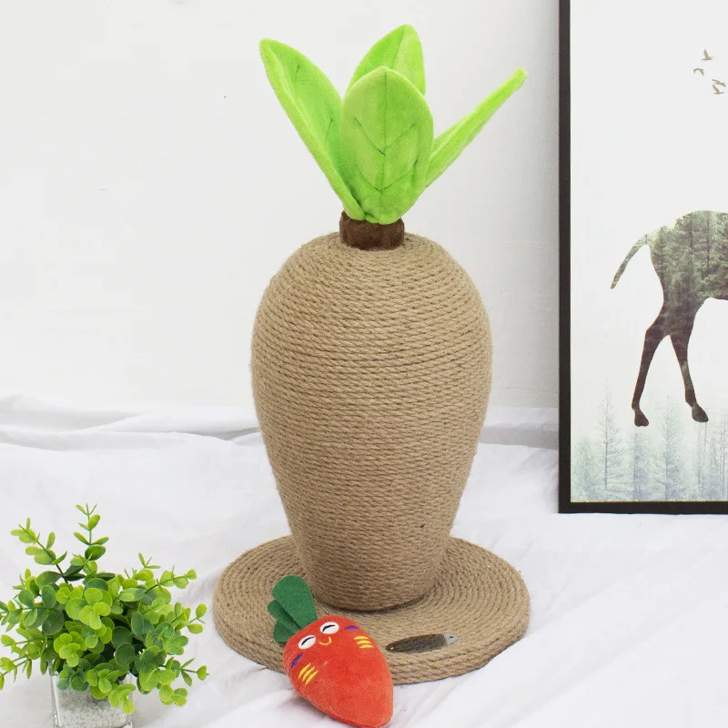 

Cat Scratcher Cat Tree Tower Scratching Cat Tree Carrot Cat Climbing Post Funny Cat Grinding Claw Post Pet Toys 고양이캣타워