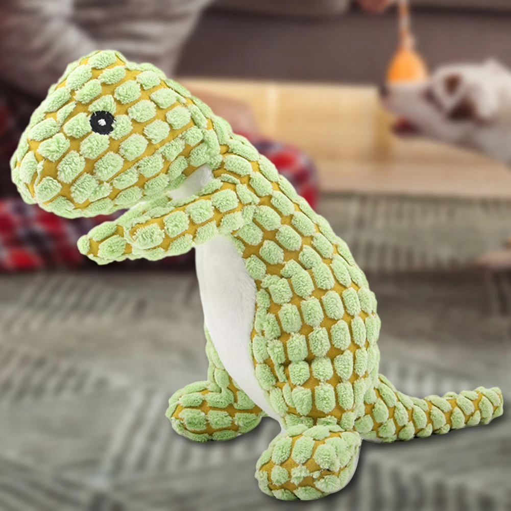 1-5PCS Sounding Pet Toy Outdoor Interactive Training Plush Toy Pet Plush Toy Stuffed Dinosaur Dog Toys for Aggressive Chewers