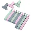 Hot! 5/10/12/20PCS Portable Kitchen Storage Food Snack Seal Sealing Bag Clips Sealer Clamp Plastic Tool Kitchen Accessories 3