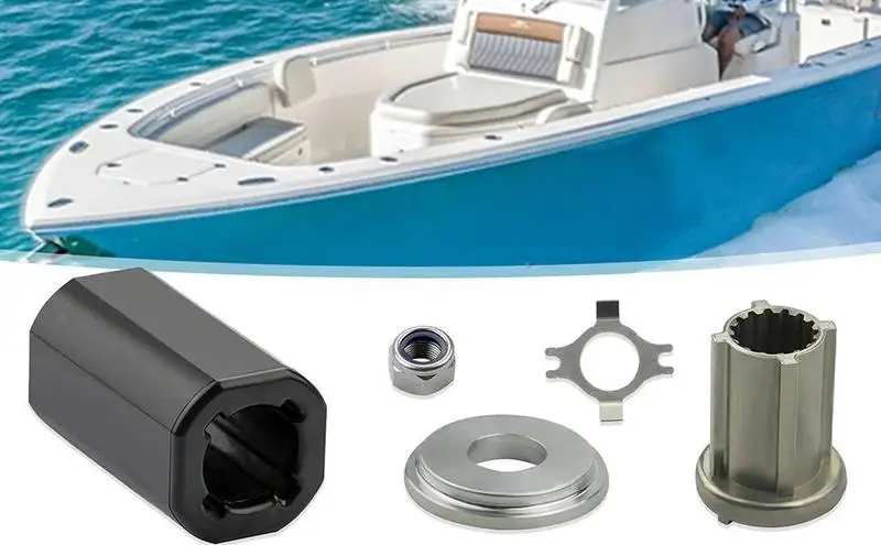 

Outboard Engine Hub Kit Wear-Resistant Metal Hub Tool Boating Equipment For Reducing Propeller Noise Reducing Damage To