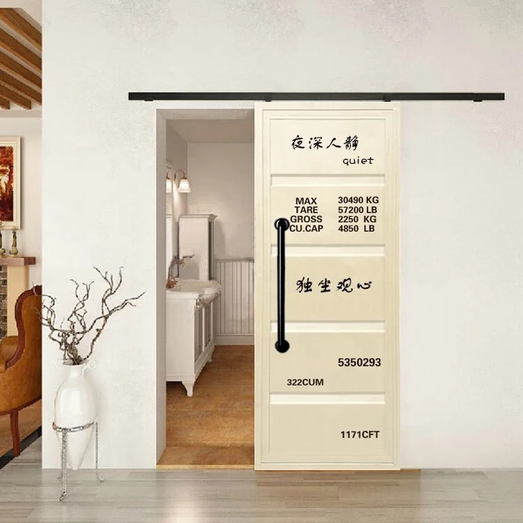 Metal Sliding Door Size And Metal Barn Door For Kitchen And Washroom Moq 1 Set 7feet *2.5 Feet