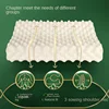 TAIHI Orthopedic Latex Pillow Thailand Massage Memory Cervical Neck Pain Pillows for Sleeping Remedial Effectively Prevent Mites 4