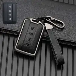 Premium Key Case Cover for Remote Fob Protection and Style (Grey black)