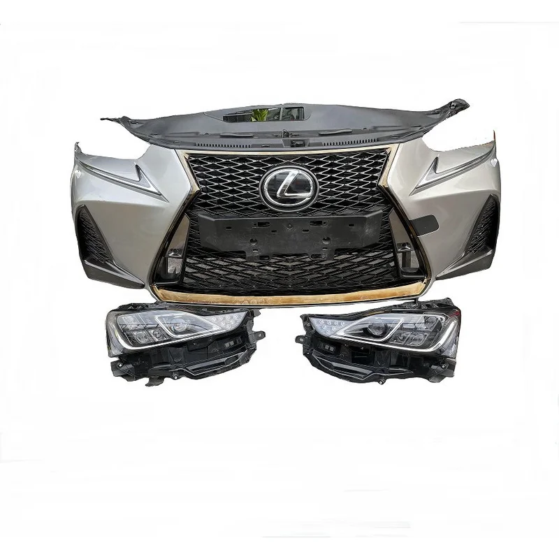 

Подходит для Lexus2016 2019 переднего бампера IS250 F Sport, переднего бампера IS300, Аксессуары для автомобилей IS200T, передняя Передняя панель в сборе, перегородка