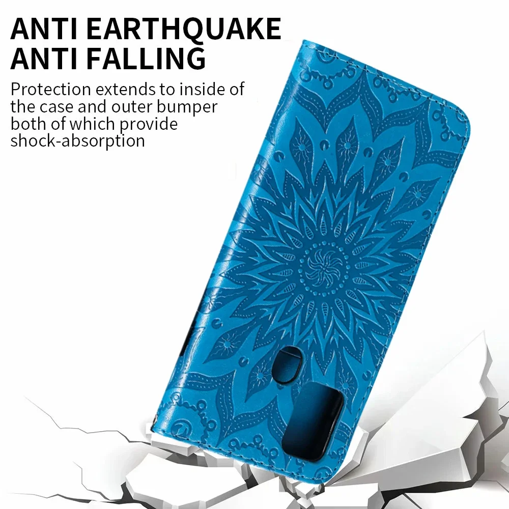 Elegant PU Leather Wallet Case with Flip Stand and Card Holder