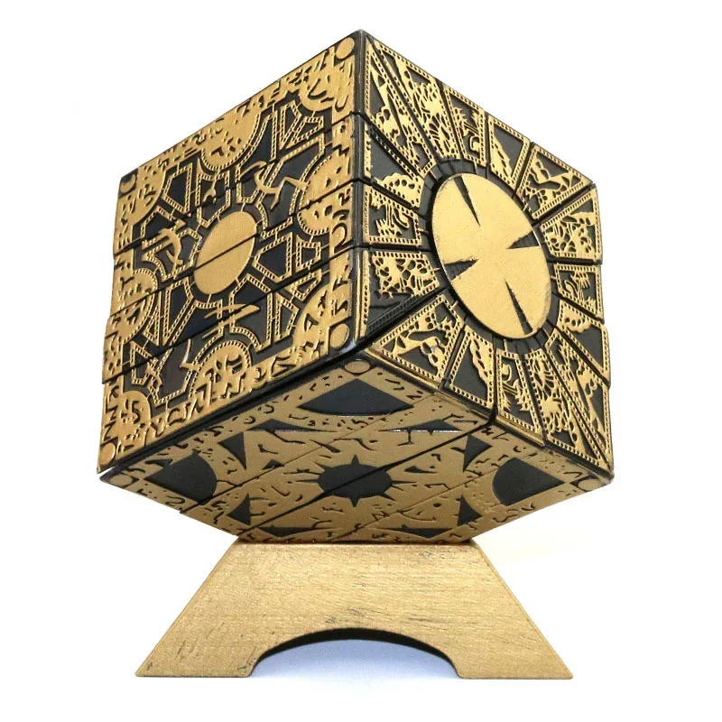 1:1 Hellraiser Puzzle Cube Movable Miraculous Box Lament Horror Figures Film Cube Completamente Pinhead Prop Halloween Toy Ghost Cube