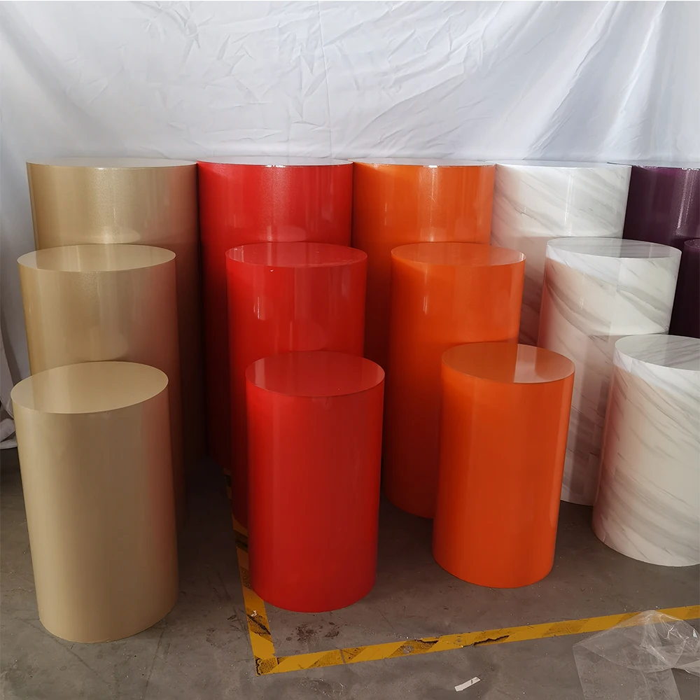 

Colorful Aisle Walkway Flower Stand Plinths Desert Display For Birthday Party Wedding Events Decor