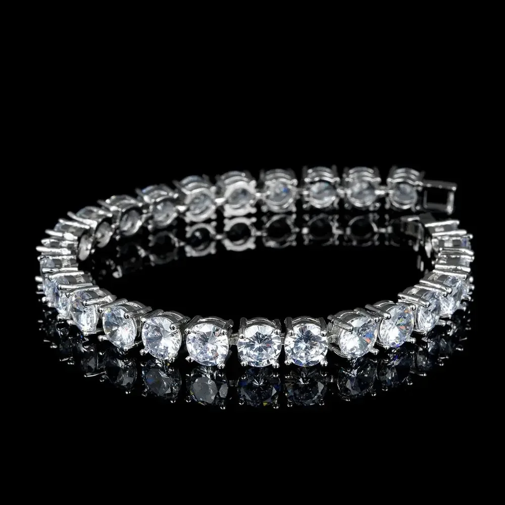 

Sterling Silver 925 Bracelet Zircon Tennis Bracelet Party Wedding Engagement Birthday Gift Bracelet for Women