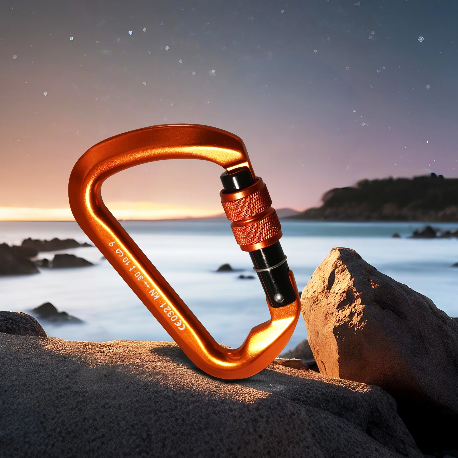 30KN Aluminum Safety Carabiner 5