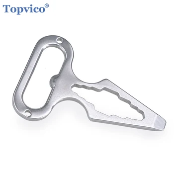 Topvico-자기 방어 용품 보호 도구, 무기 개인 자기 방어 스테인레스 스틸 병따개 조합 렌치