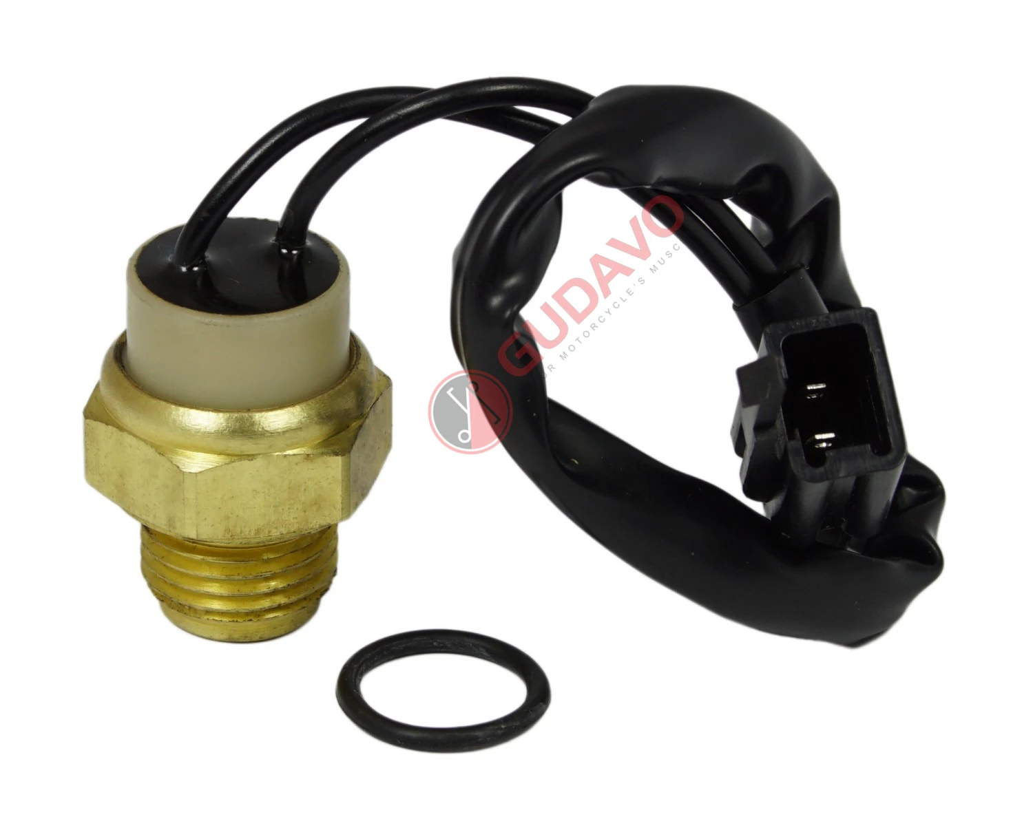 Gudavo Coolant Temperature Sensor Radiator Cooling Fan Switch Thermostat Sensor Compatible with