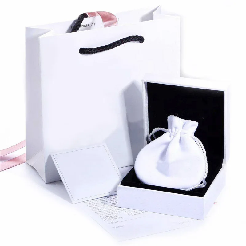 

10 Sets jewelry box Flannelette paper Bag handbag Box Pouch for Fashion Gift Bracelet Bangles Rings Necklace Earrings Packaging