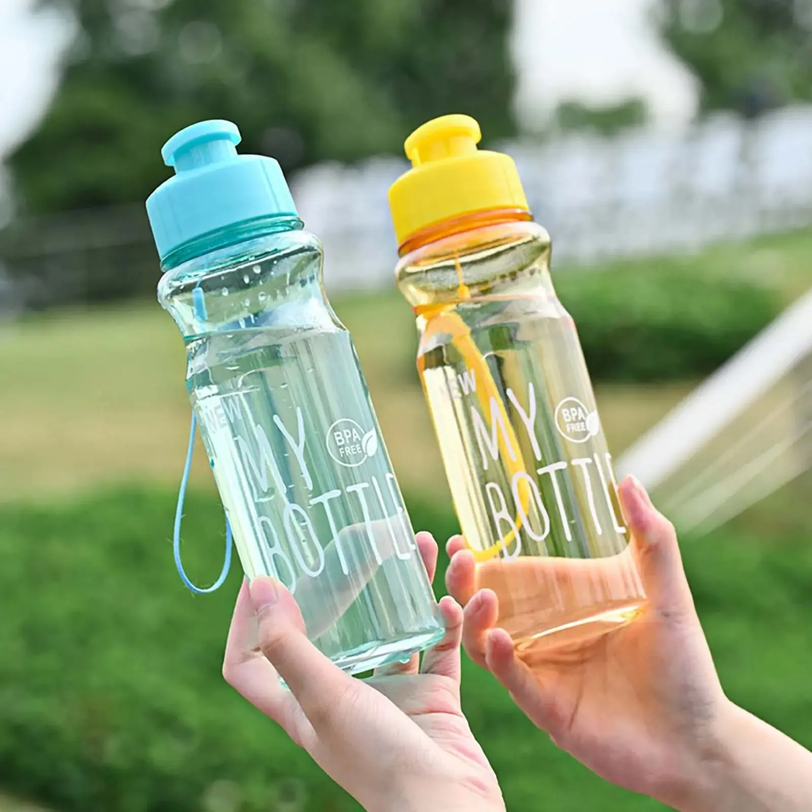 Water Bottle Food Grade Large Capacity Portable Fitness Sports