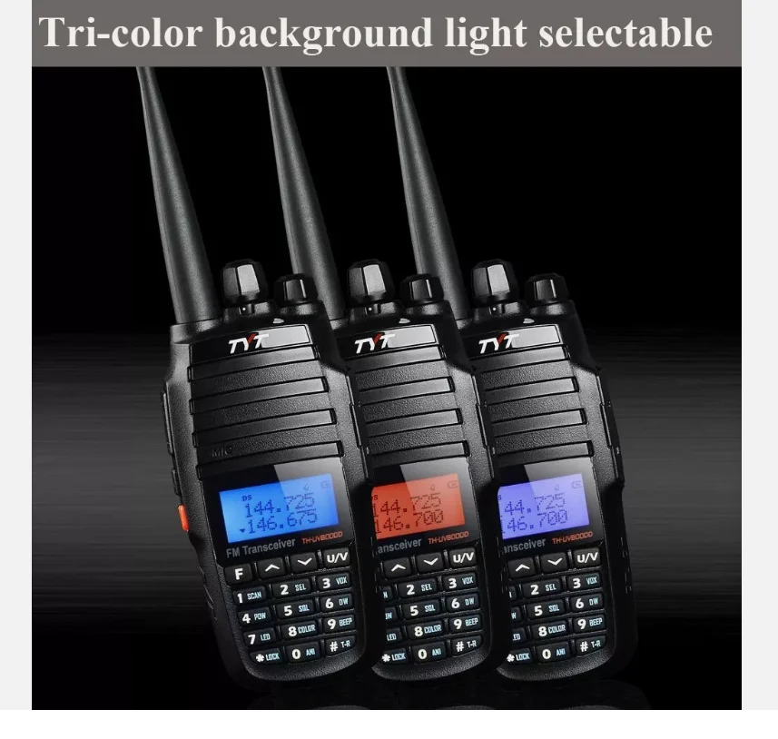 TYT TH-UV8000D Type-C Charging Dual Band 10W Cross Band Reapeater Amateur Radio 2