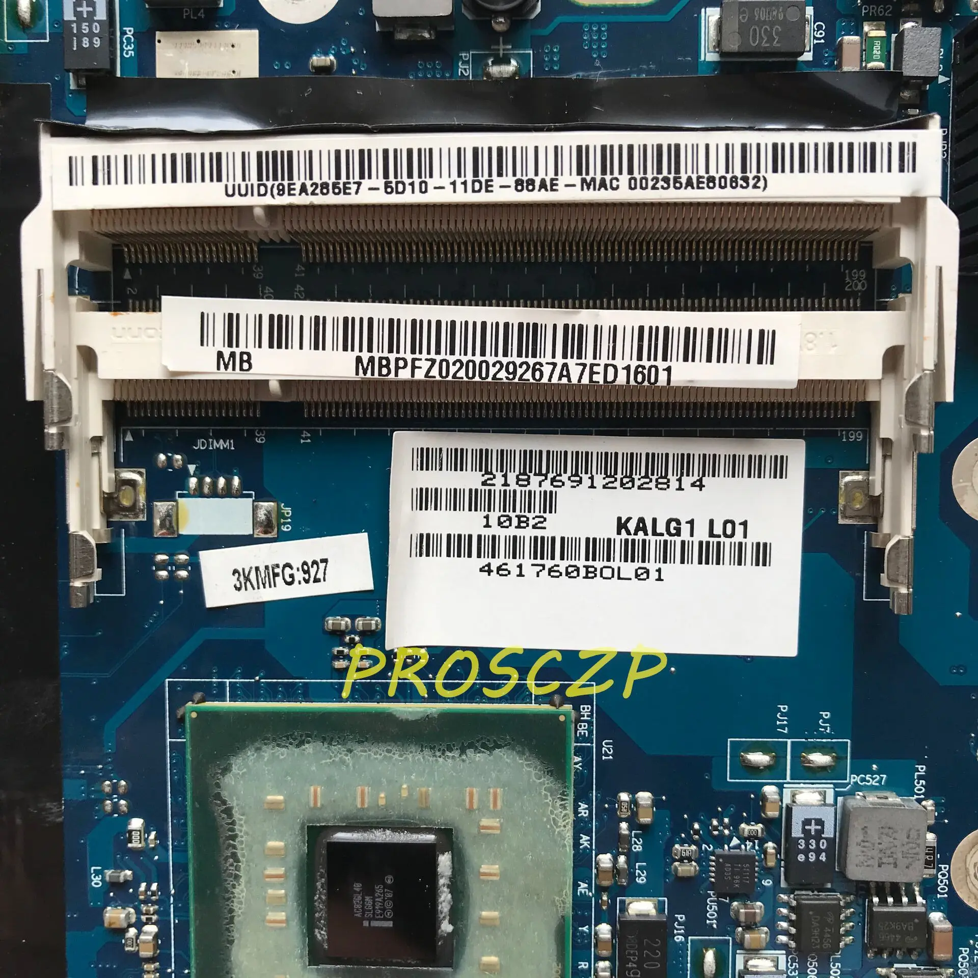 Placa-mãe do portátil para Acer Aspire, Mainboard, trabalhando bem