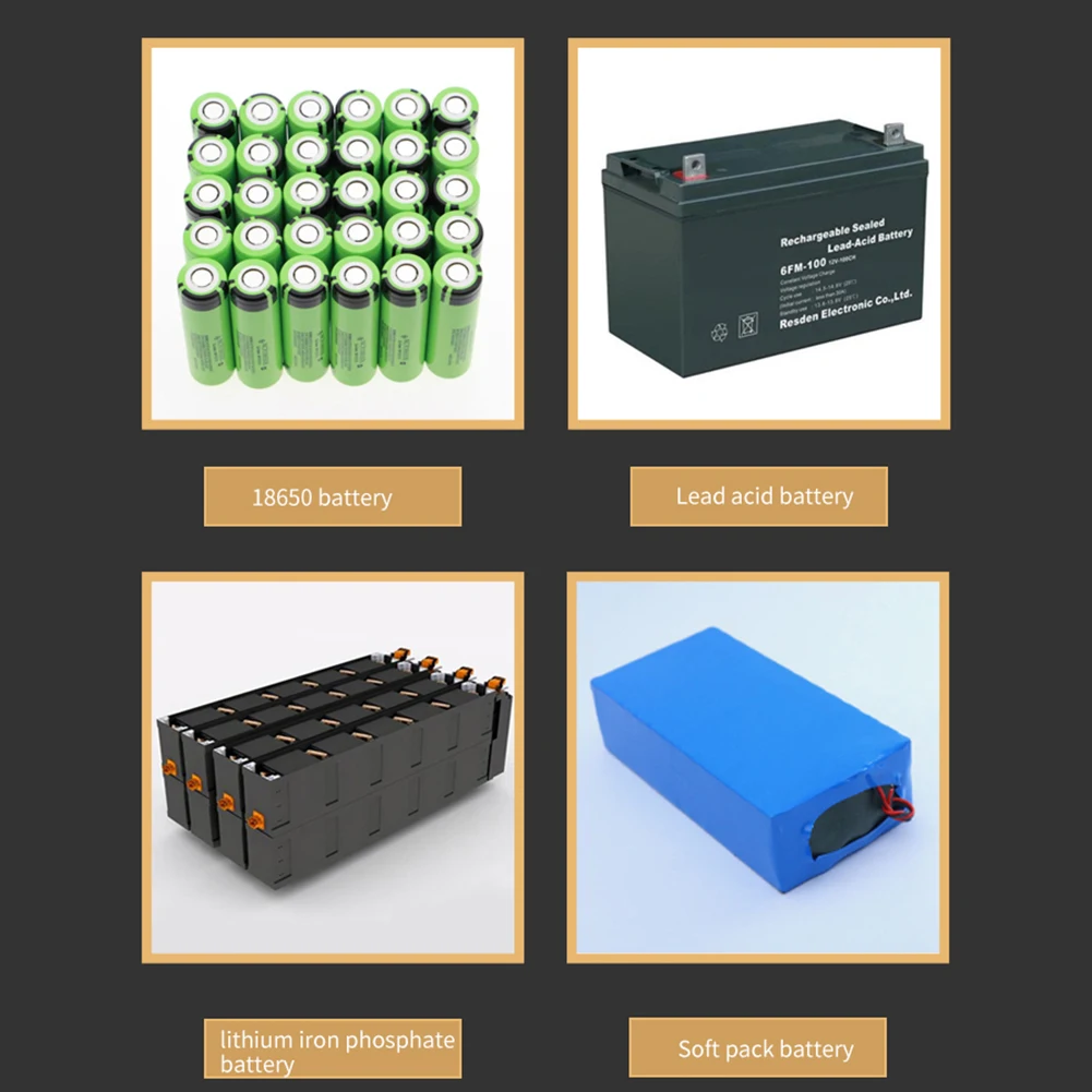 YR1035+ 4-Wire Digital Lithium Battery Internal Resistance Tester 100V Battery Internal Ohm Meter for Ni-MH Ni-CD Li-ion Battery 6