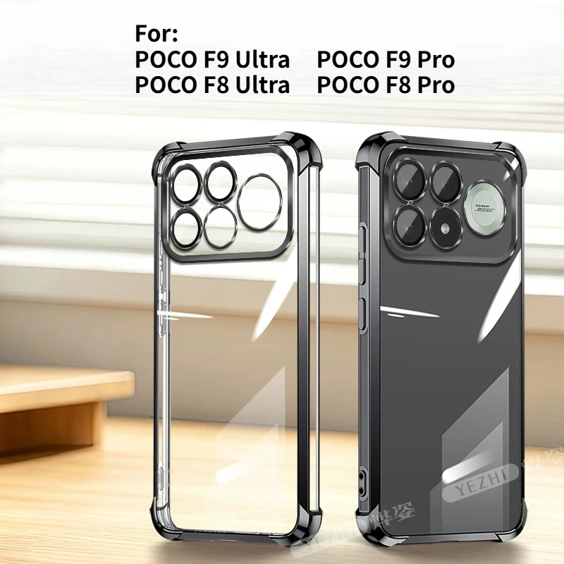 Ultra-Thin TPU Anti-Fall Case with Built-in Lens Film