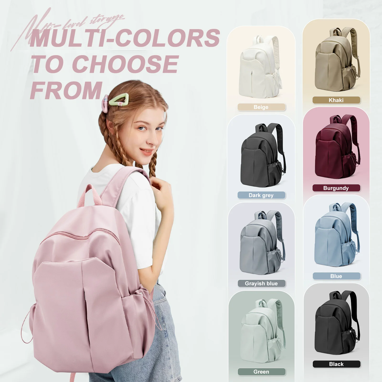 Women's Laptop Backpack, School Backpacks for Teen Girls, Waterproof Men Travel Backpack Classic Leisure University School Bag