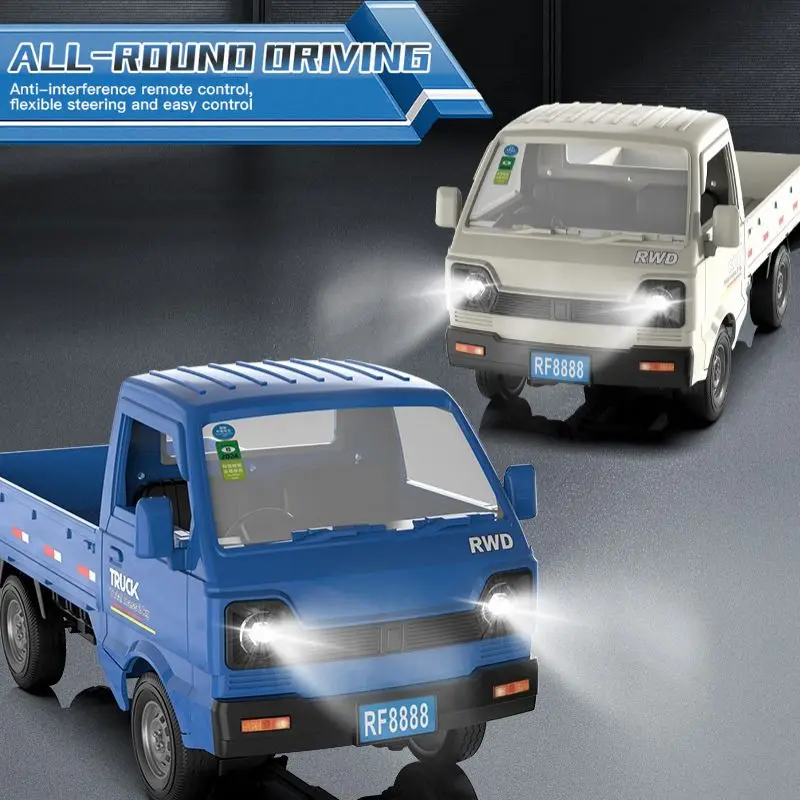 RC-Auto 4WD 1:16 Gelände mit blauer/weißer Box