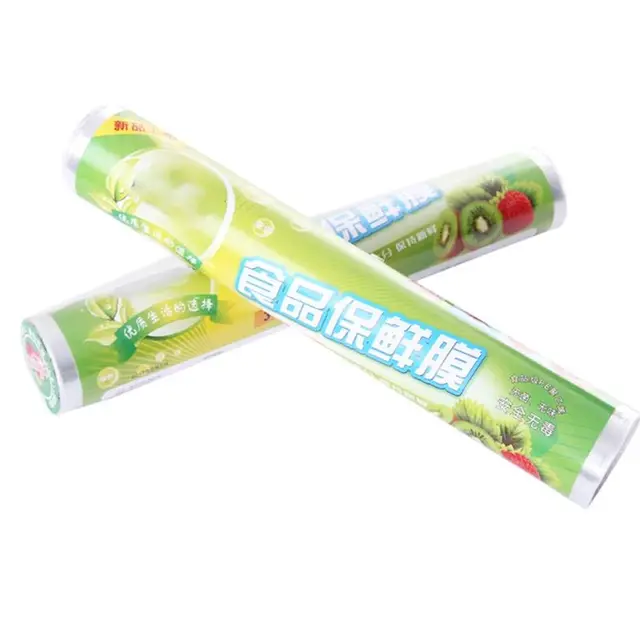 Film plastique alimentaire jetable en PE, 30cm x 20m, 1 pièce, emballage alimentaire pour réfrigérateur, cuisine, légumes, Fruits 4