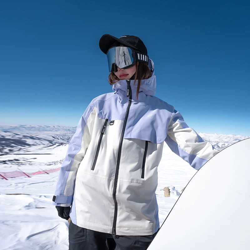 NANDN Snowboard Jacket Waterproof Ski Suit for Men and Women Windproof Warm Snow Ski Clothes