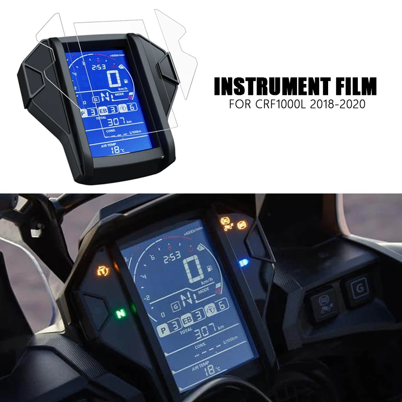 For Honda CRF1000L Africa Twin CRF 1000L Speedometer Protection film screen Anti Blue Light Dashboard Protector