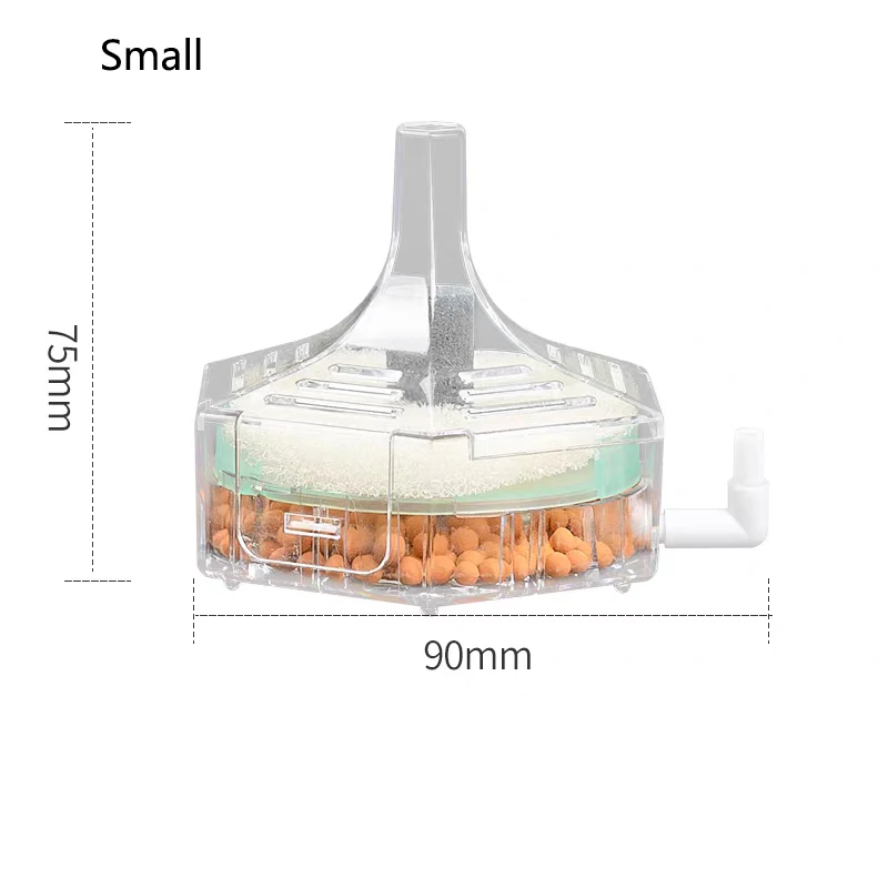Aquarium setup with sponge filter