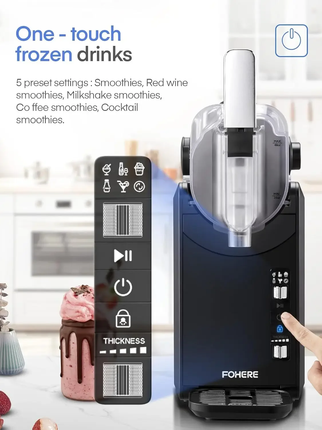 Machine with Quick-freeze Technology, Drink & Slushy Machine 5