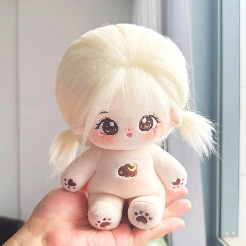 20cm Idol Doll Plush Cotton Star Dolls Cute Stuffed Baby Plushies Hamster pattern No Attributes Dolls Toys Fans Collection Gift 4