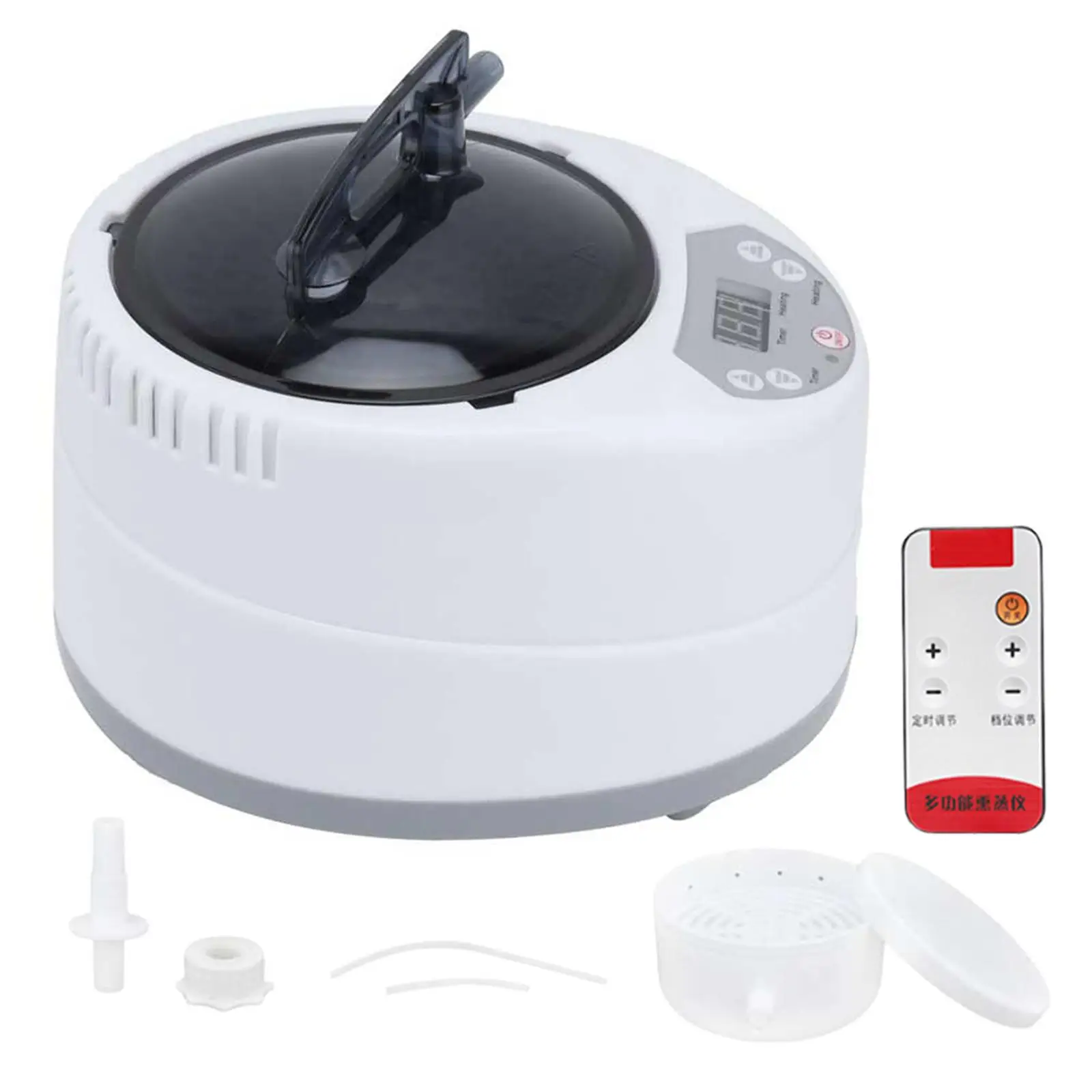 Cuiseur vapeur de Sauna, accessoires portables de grande capacité, Machine de Fumigation pour SPA domestique, prise ue légère, générateur de vapeur de 3 L, Pot à vapeur