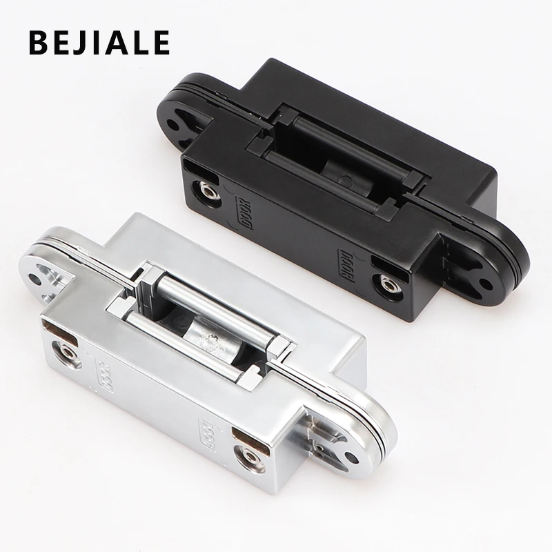Invisible Door Hinge Invisible Door Hinge 180 Degree Hidden Folding Black 3D Adjustable Cross Open