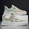 Graffiti Prints Black Canvas Sneakers Mens Vulcanized Shoes Man Low Top Sneaker Lace Up Trainer Skateboard Shoes Men's Plimsolls 3