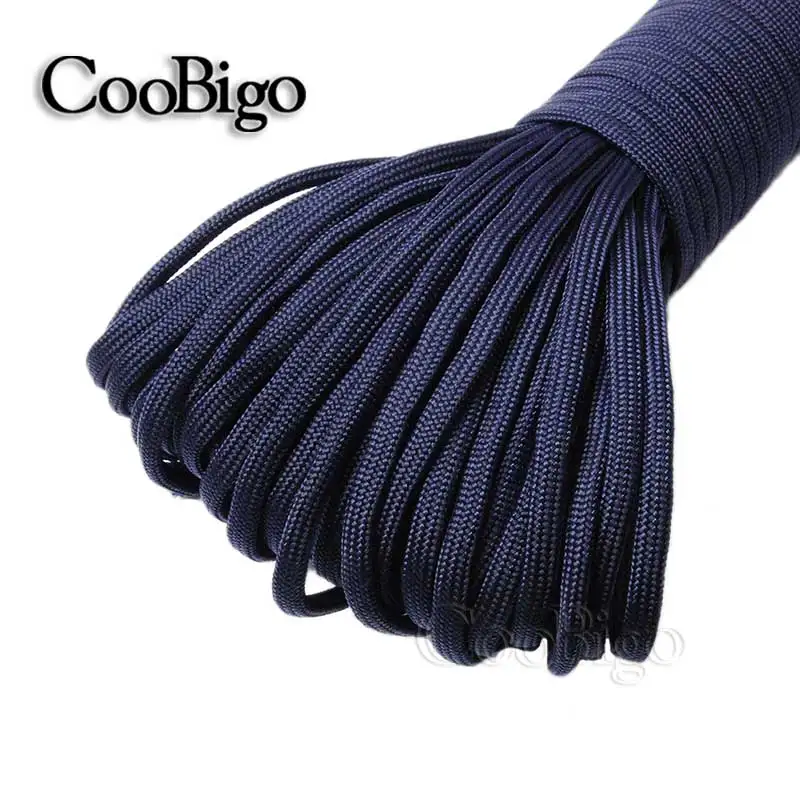 Durable 4mm Solid Color Parachute Cord for DIY Craft and Bracelet Making
